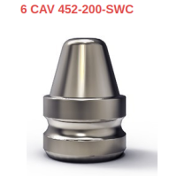 Lee gjutform 6 Cav 452-200-SWC