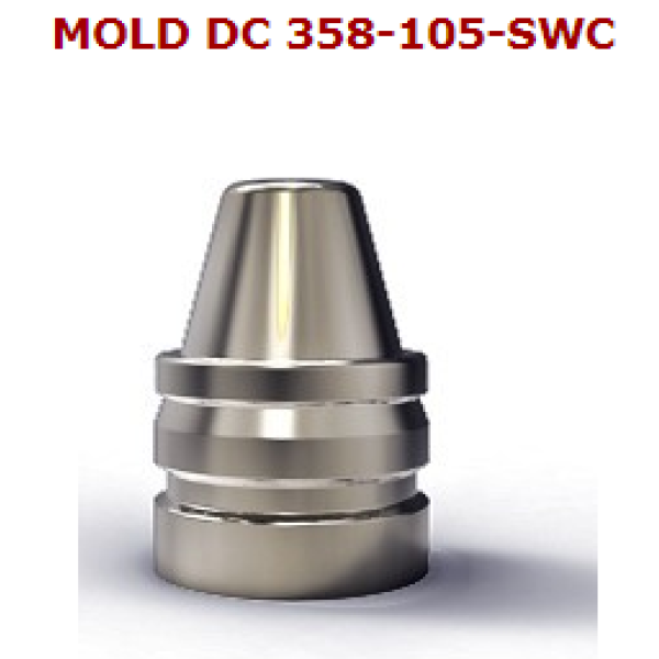 LEE Precision 90316 2-Cavity Bullet Mold .358 Caliber 105 Grain SWC – Made In USA
