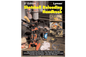 Lyman Shotshell Reloading Handbook