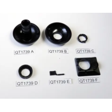 Black Plastic Molded Parts for Quick Trim