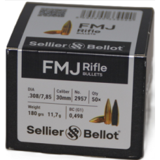Sellier & Bellot .308 180gr FMJ Sellier & Bellot .308 180gr FMJ